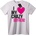 NOONEBRAND Тениска I Love My Crazy Boyfriend - 7XL, Black