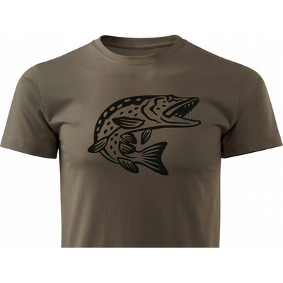 ForestMax tričko pre rybárov s potlačou krátke rukávy