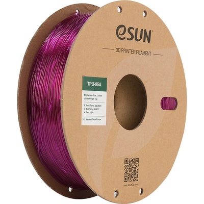 eSUN TPU-95A Translucent Purple - 1, 75 mm / 1000 g (TPU-95A175T-Z1P1)