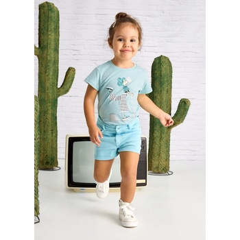 Mayoral Къси панталони памук basic анасон за мини момиче Майорал