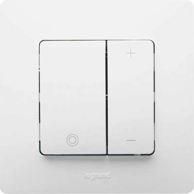 LEGRAND Stmívač NILOÉ 665115 tlač. 400W bílá 665115