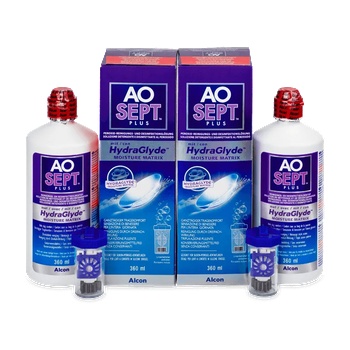 Image 1 of Alcon Разтвор AO SEPT PLUS HydraGlyde 2x360 ml