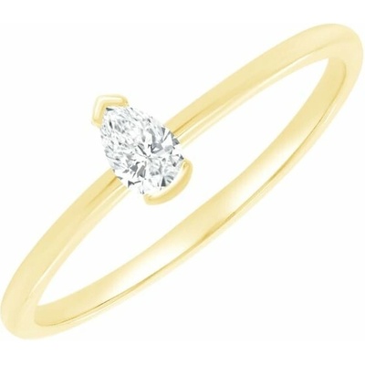 Eppi prsten ze zlata s pear diamantem Valentin R49339