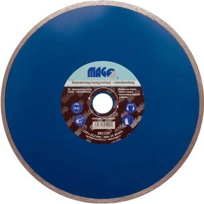 Magg Kotouč diamantový celoobvodový 230 x 22,2 mm DKC230