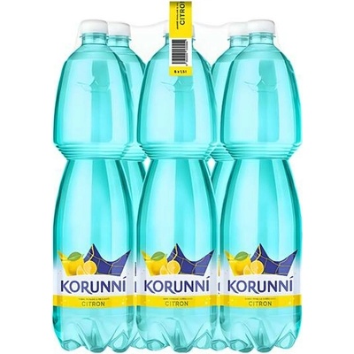 Korunní jemně perlivá citrón 6 x 1,5 l