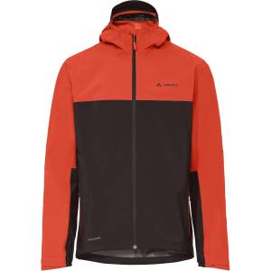 Vaude Мъжко водоустойчиво яке за колоездене Vaude Moab Rain Jacket Cycling jacket - Glowing Red / Black - размер S (051-0419-1911)