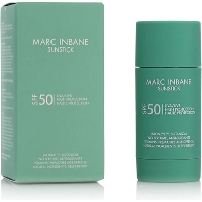 MARC INBANE Sunstick SPF50 Слънцезащитен продукт за лице 15 g цвят зелена