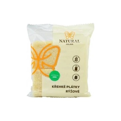 Natural Křehké plátky rýžové 75g