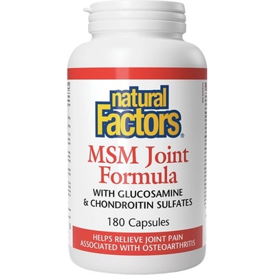Natural Factors MSM Joint Formula 840mg [180 капсули]