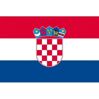 Státní vlajka Chorvatsko tištěná venkovní Alerion