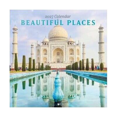 CurePink Oficiální nástěnný Beautiful Places 30 x 30|60 cm [CP27082] 2027