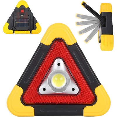 Výstražný trojúhelník - svítilna, USB, 6609 | Zboží Auto