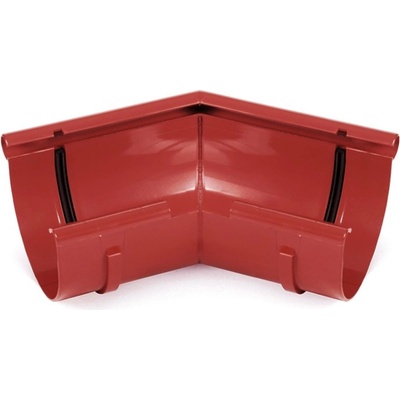 Bryza PVC Vonkajší roh akýkoľvek uhol 125 mm červená