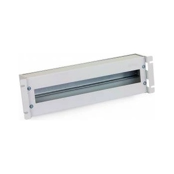 TRITON Connector rail TRITON 19 3U with cover, DIN, grey