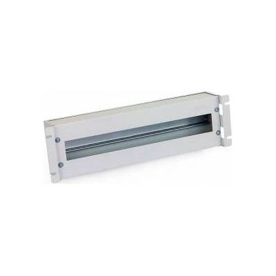 TRITON Connector rail TRITON 19 3U with cover, DIN, grey