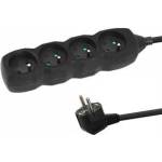 Esperanza power strip 4 sockets 1.5m black