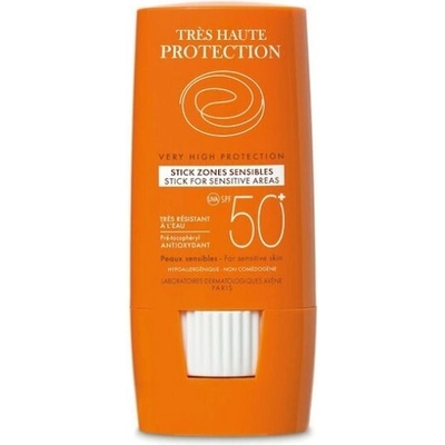 Avène Слънцезащитен стик за чувствителни зони, Avene Stick Zones Sensibiles SPF50+ 8 gr