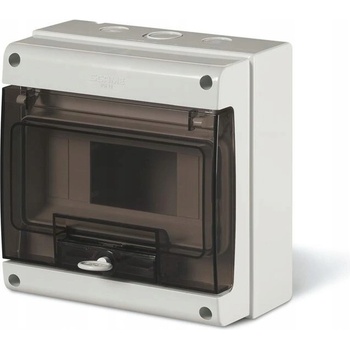 8-modulový nástěnný rozvaděč Domino DIN IP66 SCAME 672.2008