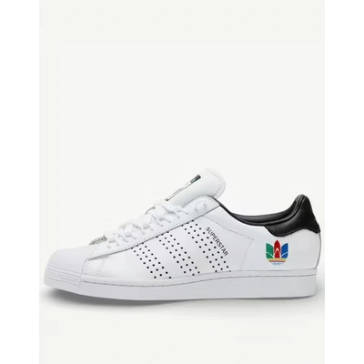 Adidas Originals Unisex Trefoil Logo Superstar Shoes White
