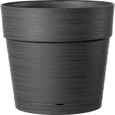 Deroma Save Květináč včetně podmisky 29 cm 26 cm plast antracit 9E934SZ