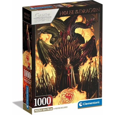 Clementoni Rod draka Rhaenyra Targaryen 1000 dielov