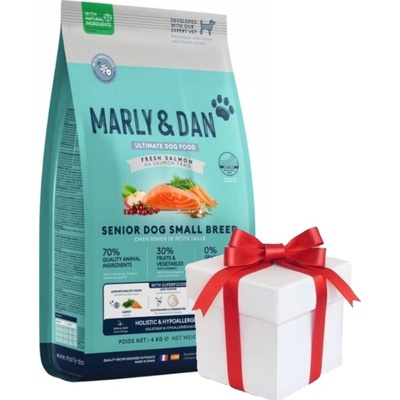 Marly & Dan Senior Dog Small Breed Fresh Salmon Holistic & Hypoalergénne 4 kg