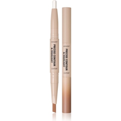 Makeup Revolution Precise Contour & Highlight obojstranná kontúrovacia tyčinka Light 1,45 g