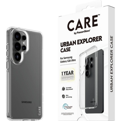 Panzer Калъф CARE - Urban Explorer, Galaxy S26 Ultra, Qi, прозрачен (5715685034190)