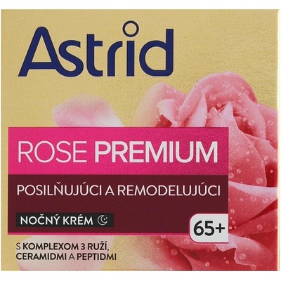 Astrid Rose Premium nočný krém posilňujúci a remodelujúci 65+ 50 ml