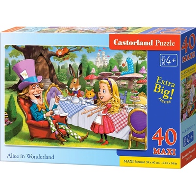 Castorland Alenka v říši divů MAXI 40 dielov