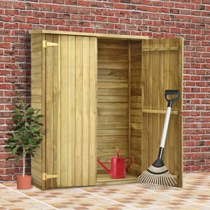HABA Градинска барака за инструменти, 123x50x171 см, импрегниран бор (V46361)