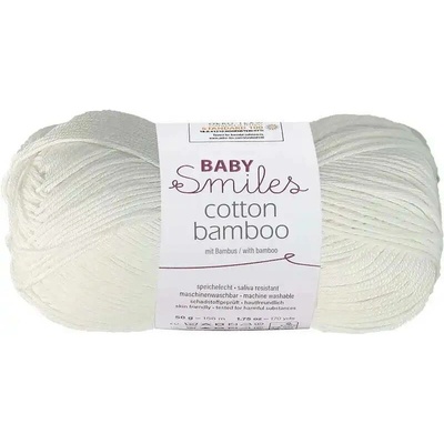 Schachenmayr Baby Smiles Cotton Bamboo 01001 bílá