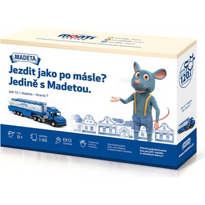 Monti System Seva Stavebnice MS 72.1 Madeland Scania T v krabici 32x21x7 5cm 1:48
