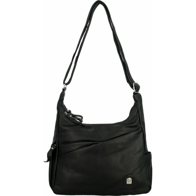 Stylová dámská koženková crossbody kabelka Arleta černá