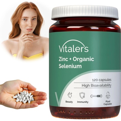 Vitaler's Zinok 15 mg + selén 200 mcg 120 kapsúl