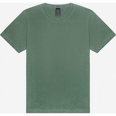 Bella+Canvas Robustní unisex tričko s kulatým výstřihem a efektem seprání zelená borovice BL4810GD