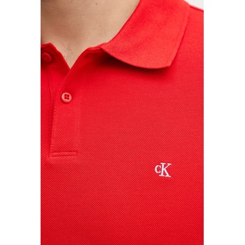 Calvin Klein Jeans Памучна тениска с яка Calvin Klein Jeans (LV040EM269)