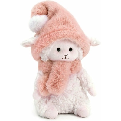 Orange Toys Ovečka Marshmallow s broskyňovou čiapkou 20 cm