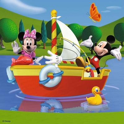 Ravensburger Mickeyho klubík 3 x 49 dielov