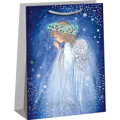 ARGUS Darčeková papierová taška (23.5 x 33 cm) - Modrý anjel 08590146