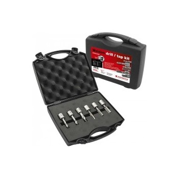 Euroboor Свредла и метчици за резби M8-M10-M12 Weldon, комплект (DTSW.812S)