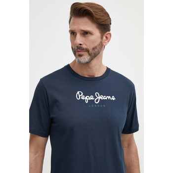 Pepe Jeans Памучна тениска Pepe Jeans Eggo N в черно 8327291 PL402381 (PM508208)