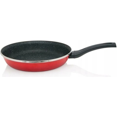 Pánev Metalac Granit Induction 28 cm červená nepřilnavá