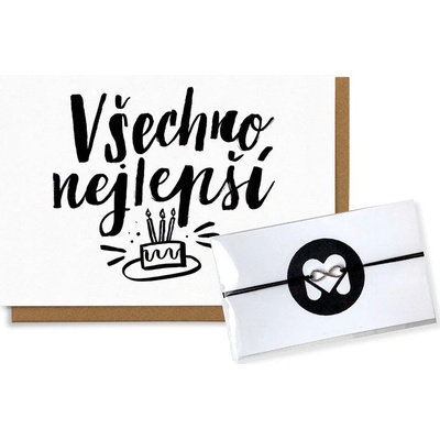 Chaukiss Všechno nejlepší + provázkový náramek