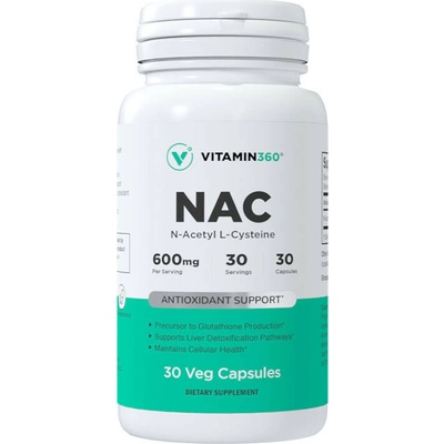 Vitamin360 NAC 600 mg 30 Veg kapsúl