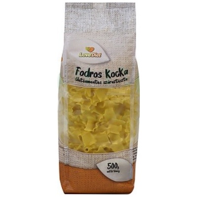Loved Bezlepkové kukuřičné těstoviny vlnité flíčky 0,5 kg