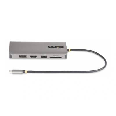 StarTech StarTech. com 154B-USBC-MULTIPORT докинг станция Жичен USB 3.2 Gen 1 (3.1 Gen 1) Type-C Сив (154B-USBC-MULTIPORT) (154B-USBC-MULTIPORT)