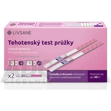 Livsana Tehotenský test prúžky včasná detekcia 2 ks