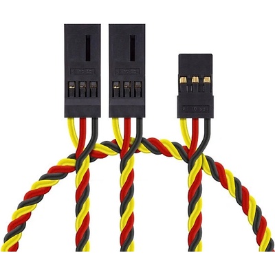 HITEC 4703 S "Y"-kabel JR kroucený silný krátký 15cm