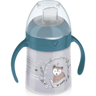 LOVI hrneček Easy Switch Indian Summer boy šedá/tyrkys 150 ml